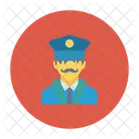 Polizei Dienstmarke Sicherheit Icon