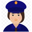 Avatar Polizei Frau Symbol