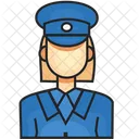 Avatar Weiblich Polizei Icon