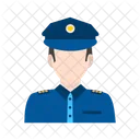 Polizei Mann Avatar Icon