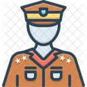 Polizei Polizeidienst Gendarmerie Icon