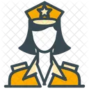 Polizei Frau Avatar Icon