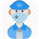 Polizei Offizier Avatar Symbol