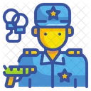 Polizei Mann Wache Icon