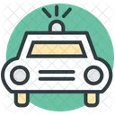 Polizei Limousine Auto Icon