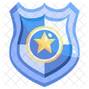 Polizeiabzeichen Sternabzeichen Abzeichen Symbol