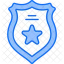 Polizeiabzeichen Symbol