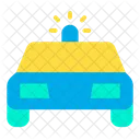 Auto Polizei Polizeisirene Symbol