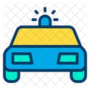 Auto Polizei Polizeisirene Symbol