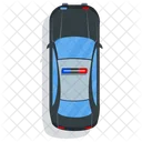 Polizeiauto Polizeifahrzeug Polizeitransport Symbol