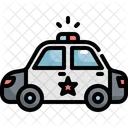 Polizei Auto Notfall Symbol