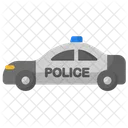 Auto Polizei Streife Symbol