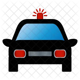 Polizeiauto  Symbol