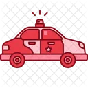 Polizeiauto Auto Notfall Symbol