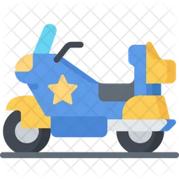 Polizei motorrad  Symbol