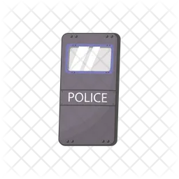 Polizei schild  Symbol