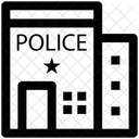 Gebaude Aussen Polizeidienststelle Symbol