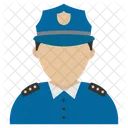 Mann Mannlich Offizier Symbol
