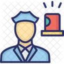 Polizist Polizeibeamter Polizeiangestellter Symbol