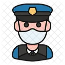 Avatar Beruf Polizist Symbol
