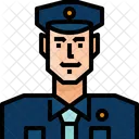 Beruf Avatar Polizist Symbol