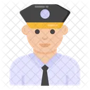 Polizist Polizistin Polizistin Symbol