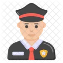 Polizist Polizistin Polizistin Symbol