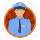 Sheriff Polizist Abzeichen Symbol