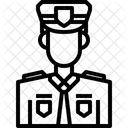 Polizist Polizist Polizei Symbol