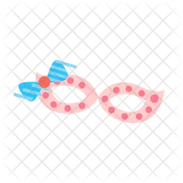 Polka Dot Mask  Icon