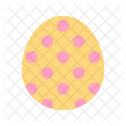 Polkadot egg  Icon