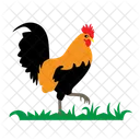 Gallo Pollo Comida Icono