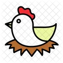 Pollo Ganado Gallo Icon