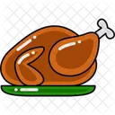Comida Carne Asado Icono