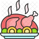Pollo Pavo Comida Icono
