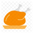 Pollo Asado Pollo Comida Icono