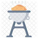 Pollo Asado Pollo Comida A La Parrilla Icono