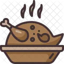 Pollo asado  Icono