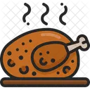 Pollo Asado Comida Comida Icono