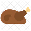 Pollo Asado Asado Pollo Icono