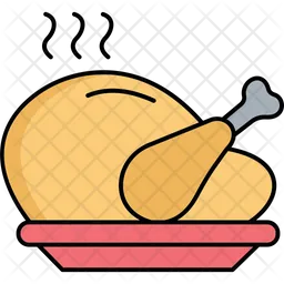 Pollo asado  Icono