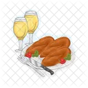 Pollo Asado Pollo Comida Icon