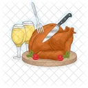 Pollo Asado Pollo Comida Icon