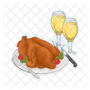 Pollo Asado Pollo Comida Icon