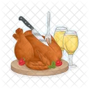 Pollo Asado Pollo Comida Icon