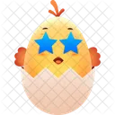 Pollo estrella fan  Icono