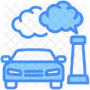 Pollutant Vehicle Car Icon
