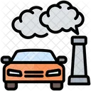 Pollutant Vehicle Car Icon