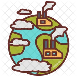 Polluted earth  Icon