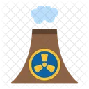 Pollution Nuclear Smoke Icon